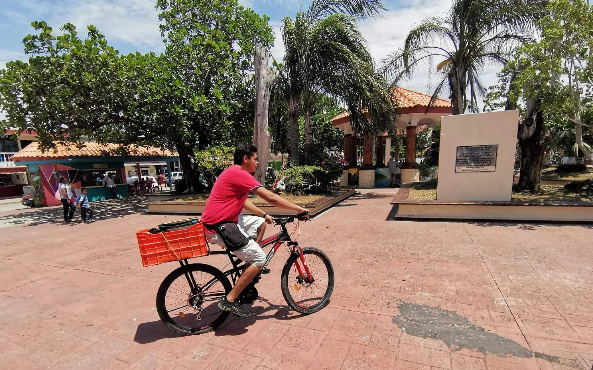 Joven de Tampico Alto vende heladitos y choflan para pagar su carrera de veterinario 